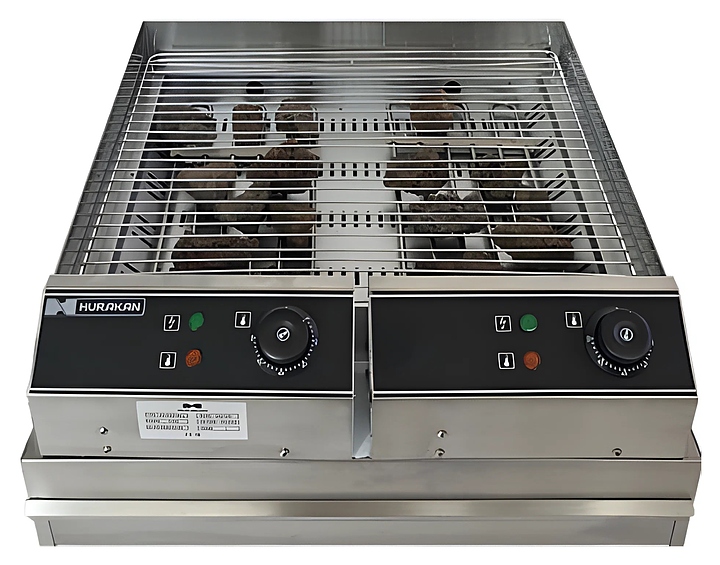 Гриль лавовый Hurakan HKN-140D - профессиональное оборудование